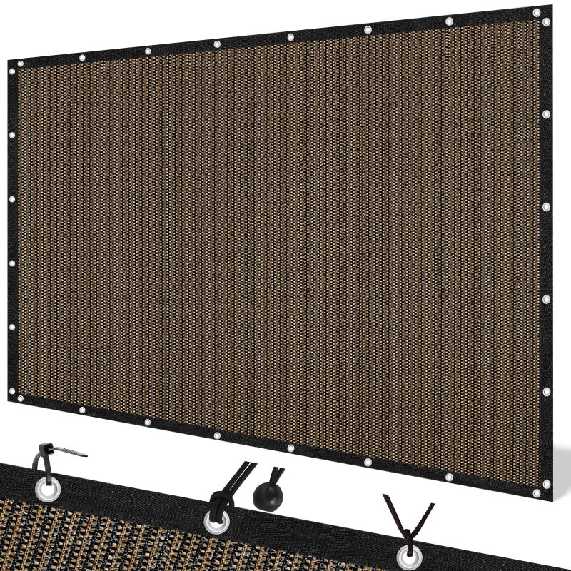 Artpuch Pergola Shade Cover 8'X10' Outdoor Sun Shade Cloth with Grommets Shade Tarp for Patio  Carport  Backyard - Image 1